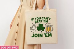 IF YOU CAN&#039;T BEAT PNG, ST PATRICKS DAY Drink Sublimation Product Image 3