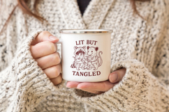 Christmas Line Art Bundle SVG | Holiday Animal Puns Product Image 15