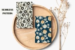 12 Boho Abstract and Floral Digital Paper Instant Download Product Image 3