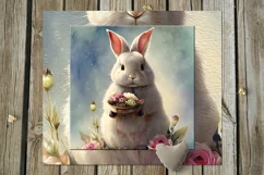 Cute Rabbit | 11 children skinny tumbler Sublimation designs Product Image 3