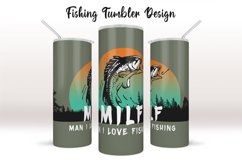 Fishing Tumbler Sublimation, Skinny Tumbler 20 Product Image 1