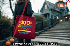 100 Days of School Unlocked PNG Product Image 4