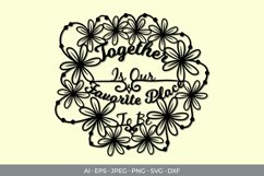 Together is Our Favourite Place to Be Papercut Product Image 1