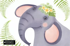 Safari animals kids clipart, Safari Baby Shower, Jungle Product Image 3