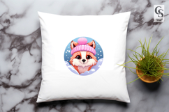 Cute Fox Clipart Sublimation PNG Product Image 3