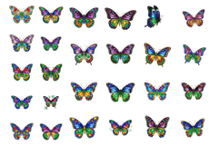 Spring Diamond Butterfly Stickers Product Image 3