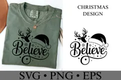 Believe Svg | Christmas svg | Shirt Svg Product Image 1