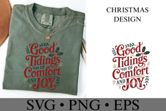 Good Tidings of Comfort and Joy Svg | Christmas | Shirt Svg Product Image 1