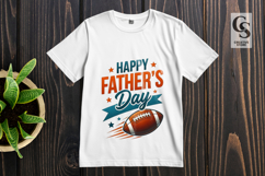 Father’s Day Football Sublimation Clipart PNG Design Product Image 3
