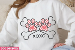 xoxo Png, Valentine Dog Sublimation PNG Product Image 3