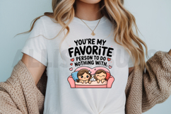 Cute Couple Relaxing On Sofa With Dog Valentines Day Product Image 3