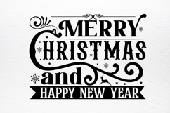 Vintage Christmas Sign SVG Product Image 2