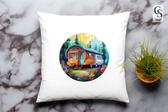 Home Clipart Trailer Park Clipart PNG Product Image 3