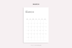 2026 Monthly Calendar Printable &amp; Fillable, A4/Letter Size Product Image 3
