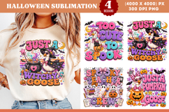 Halloween Goose Teacher Sublimation PNG Product Image 1