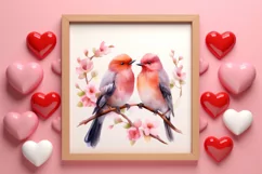 Valentines Day Animal Couple Clipart, Valentine Couple Product Image 3