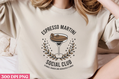 Espresso Martini Social Club PNG, Coquette Bow Positive Product Image 3