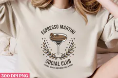 Espresso Martini Social Club PNG, Coquette Bow Positive Product Image 3