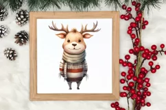 Hand Drawn Cozy Christmas Clipart, Christmas PNG Product Image 3