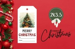 Christmas Tree Gift Tags, Cozy Christmas Gift Tag Designs Product Image 3