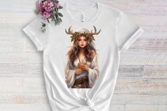 Funny Prehistoric Christmas Clipart Sublimation Product Image 3