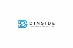 Dinside D Letter Connect Logo Product Image 2