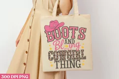 Boots and Bling PNG, Pink Western Sublimation PNG Product Image 3