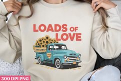 Loads of love special delivery PNG, Sunflower Quotes PNG Product Image 3