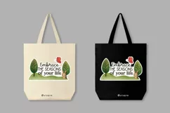 Embrace Life's Seasons Woodland Inspirational Quote Product Image 1
