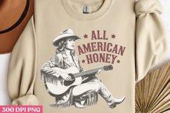 All American Honey PNG, Western 4th Of July Sublimation PNG Product Image 3