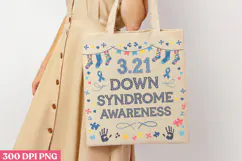 Down Syndrome Awareness 3 21 PNG, Syndrome Sublimation PNG Product Image 1