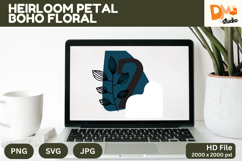 Heirloom Petal Boho Floral Monogram Product Image 1