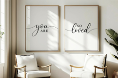 You Are So Loved Set of 2 Prints Product Image 3