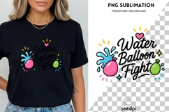Water Balloon Fight PNG | Summer Fun Clipart | Kids Water Product Image 3