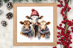 Christmas Family Animals Clipart, Christmas Family Product Image 3