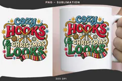 Christmas crochet png design for T-shirts Product Image 3