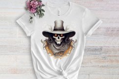 Cowboy Ghost Sublimation Clipart, Watercolor Clipart Product Image 3