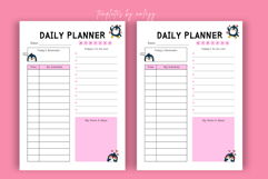 Cute Aesthetic Daily Planner Template Editable Canva Planner Product Image 3