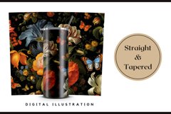 Gorgeous Floral Wrap Design 20 oz, Flowers Sublimation Product Image 3