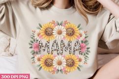 Floral Mama Mom Sublimation PNG Product Image 3