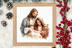 Christmas Nativity Watercolor Clipart, Christmas PNG Product Image 3