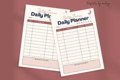 Boho Self-Care Daily Planner Template | Canva Editable Product Image 2