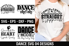 Dance SVG Design - Dance Lets the Heart Speak Freely Product Image 1