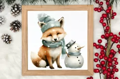 Christmas Baby Animals Clipart, Christmas Animal Safari Product Image 3