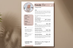 25 Feminine Resume CV - Canva Product Image 3