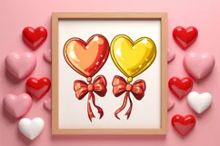 Valentine Vintage Love Clipart, Christmas Clipart Product Image 3