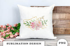 Watercolor Flowers Bouquet png Product Image 3