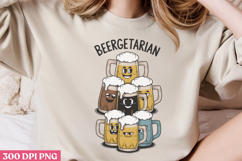Beeregetarian PNG, Funny Beer Quotes Sublimation PNG Product Image 3