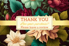 pattern with roses, background with flowers Product Image 3