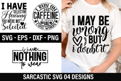 Sarcastic SVG Design - i may be wrong but i doubt it Product Image 1